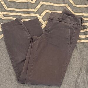 J. Crew Andie Cropped Chinos Charcoal